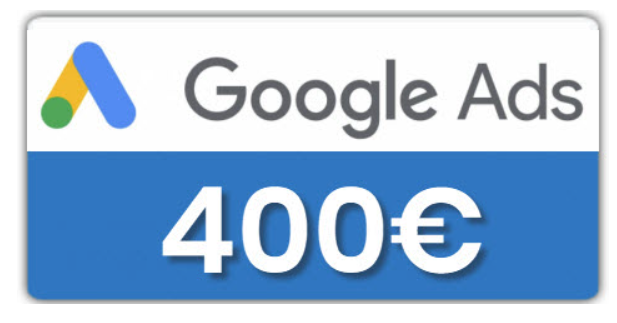 Ofertas promocionales de 400€ en Google Ads